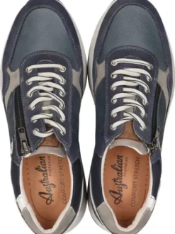 Australian - Wijdte H - Connery 15.1646 s02 - Blauw - Uitneembaar voetbed