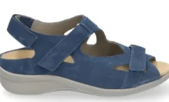 Durea - Wijdte E - 7376 - Blauw - UItneembaar Voetbed