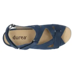 Durea - Wijdte E - 7376 - Blauw - UItneembaar Voetbed