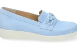 Durea - Wijdte E - 5754 - Licht Blauw - Uitneembaar voetbed