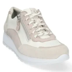 Durea - Wijdte E - Off White - 6263 - Uitneembaar Voetbed