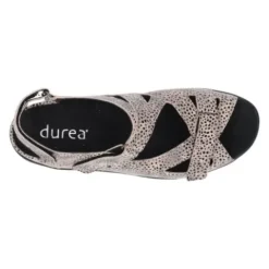 Durea - Wijdte E - 7258 - Taupe - Uitneembaar voetbed