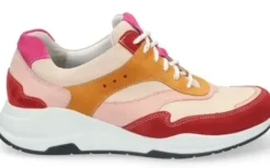 Durea - Wijdte G - Rood met diverse kleuren - 6267 - Uitneembaar voetbed