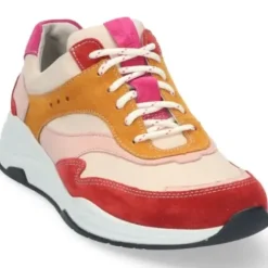 Durea - Wijdte G - Rood met diverse kleuren - 6267 - Uitneembaar voetbed