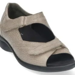 Durea - Wijdte G - 7395 - Taupe - Uitneembaar Voetbed