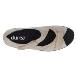 Durea - Wijdte G - 7395 - Taupe - Uitneembaar Voetbed