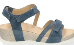 Durea - Wijdte H - 7421 - Blauw - Uitneembaar Voetbed
