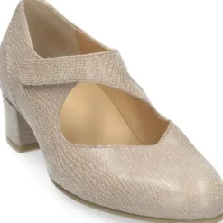 Durea - Wijdte H - Taupe - 5755 - Uitneembaar Voetbed