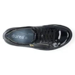 Durea - Wijdte H - 6291 1161 - Zwart - Uitneembaar voetbed