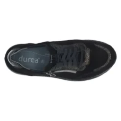 Durea - Wijdte H - 6263 1137 - Zwart - uitneembaar voetbed