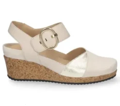 Durea - Wijdte K - 5920 1547 - Beige - Uitneembaar voetbed