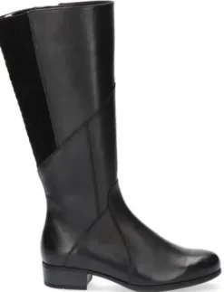Durea - Wijdte K - 9643 Zwart - Uitneembaar voetbed - Schacht ca 41 cm