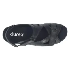 Durea - Wijdte K - 7258 1405 - Zwart - Uitneembaar voetbed