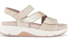 Gabor - Wijdte G - 46 882 - Beige - Uitneembaar voetbed