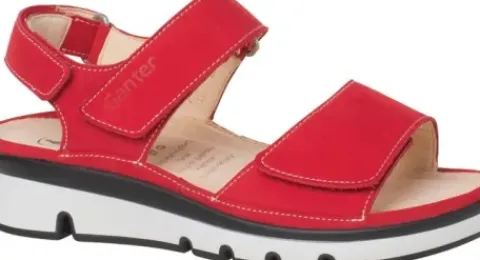 Ganter - Wijdte G - 200612 4000 - Rood - Uitneembaar voetbed