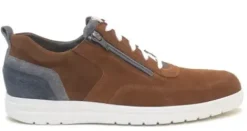 Gijs Go - Wijdte H - 2079 205 - Cognac - Uitneembaar voetbed