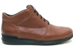 Gijs - Wijdte M plus - 1504 8455 - Cognac - Uitneembaar voetbed