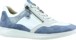 Hartjes - Wijdte G - 162.1131 23 17 - Wit met Blauw - Uitneembaar voetbed