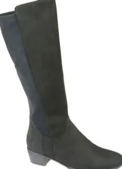 Hartjes - Wijdte G - 15492 Zwart - Uitneembaar voetbed - Schacht ca 38 cm