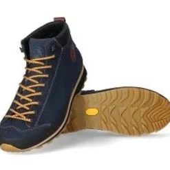 Lomer - Bio Naturale Mid MTX - 50085 A08 - Blauw - Uitneembaar voetbed