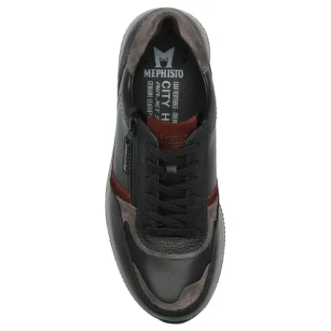 Mephisto - ca Wijdte H - Gilford - 5145995 - Zwart - Uitneembaar voetbed