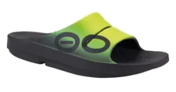 Oofos - Herstelslipper - Ooaahh 1500 - Groen met Geel