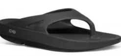 Oofos - Herstel teenslipper - Zwart