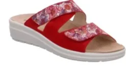 Rohde - 5735 - Rood - Uitneembaar voetbed.