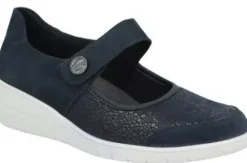 Solidus - Wijdte H - 25503 80422 - Blauw - Uitneembaar voetbed