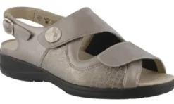 Solidus - Wijdte H - 73500 40169 - Taupe - Uitneembaar voetbed