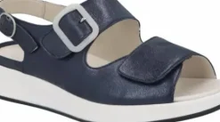 Solidus - Wijdte K - 79104 80722 - Blauw - Uitneembaar voetbed