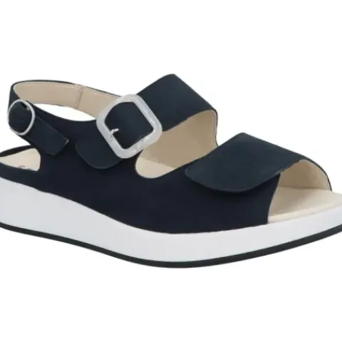Solidus - Wijdte K - 79104 - Blauw - Uitneembaar voetbed