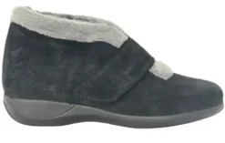 Stuppy - 1926 zwart - Lamsvacht - Uitneembaar voetbed