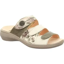 Think - 000078 7060 - Groen met beige - Uitneembaar voetbed