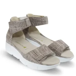 Waldlaufer - Wijdte H - Isa - 757802 161 - Taupe - Uitneembaar voetbed