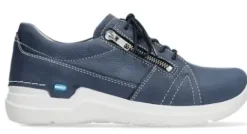 Wolky - Feltwell - 660911 820 - Blauw - Uitneembaar voetbed