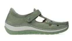 Wolky - Zambezi - 04902 35704 - Groen - Uitneembaar voetbed